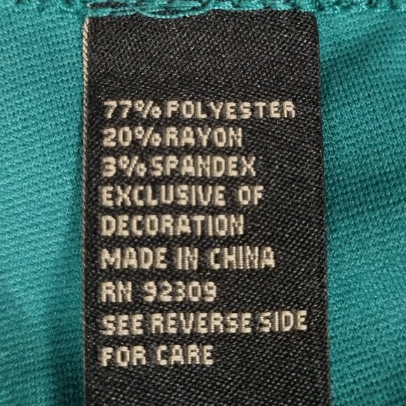 DG2 by Diane Gilman: Ponte Knit Pull-On High Rise Flare Pant, Size 2X, Green - Picture 8 of 8